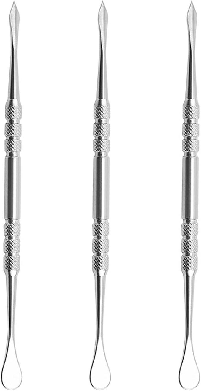3 PCS Wax Carving Tools Stainless Steel Spoon, Double-Ended Sculpting Tools | by NFRBTD