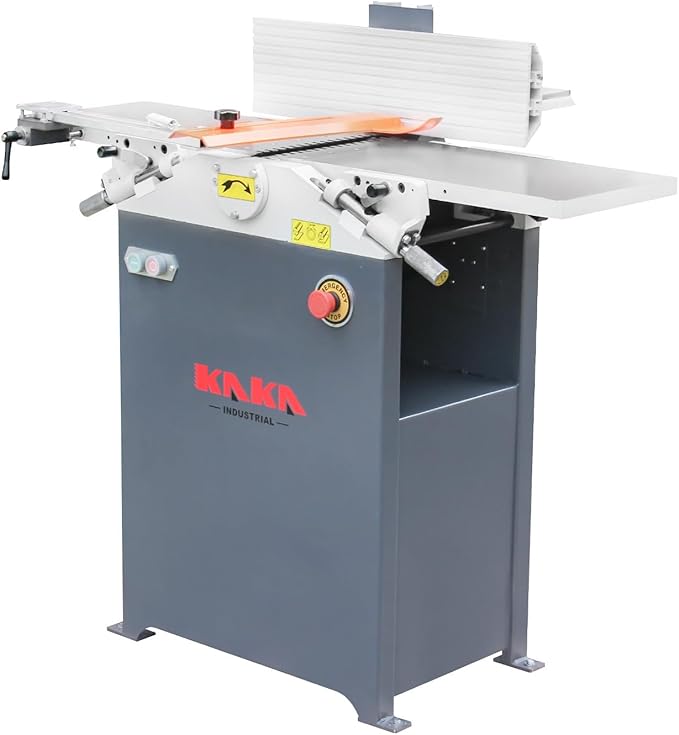 KAKA INDUSTRIAL WDP-4010, 10 inch Width,Woodworking Planer with Built in Mobile Base and Helical Cutterhead, 220V Motor