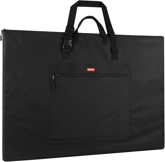 Nicpro Light Weight Art Portfolio Bag, 20 x 26 Inches Waterproof Art Portfolio by Nicpro