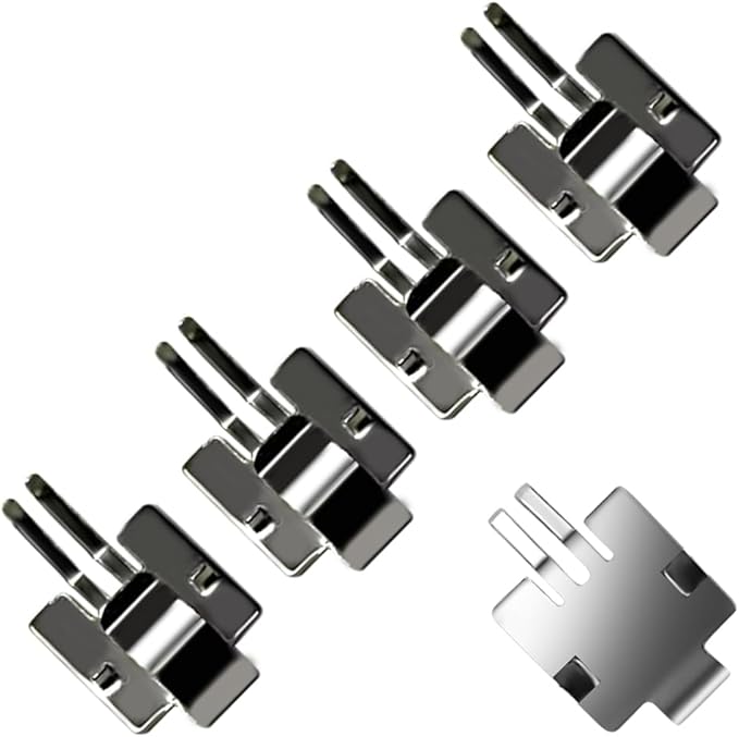 XBERSTAR AAA Battery Compartment Dual Leaf Springs Contact Piece for FLUKE 302+ 303 305 324 Clamp Meter Replacement Accessories (4PCS)