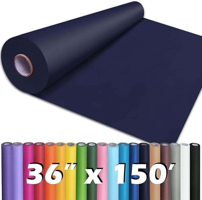 PerkHomy Navy Blue Kraft Paper Roll 36" x 1 by PerkHomy