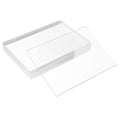 KAITELA Pack of 10 Clear Acrylic Sheet 8" x 12" Cast Plexiglass Panel 1/8" by KAITELA