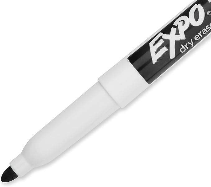 EXPO Low Odor Dry Erase Markers, Fine Tip, Study Supplies - Image 8