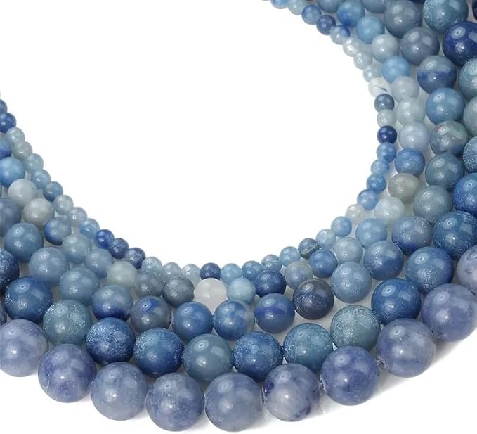 Zenkeeper About 180 Pcs Blue Aventurine Beads - Image 2