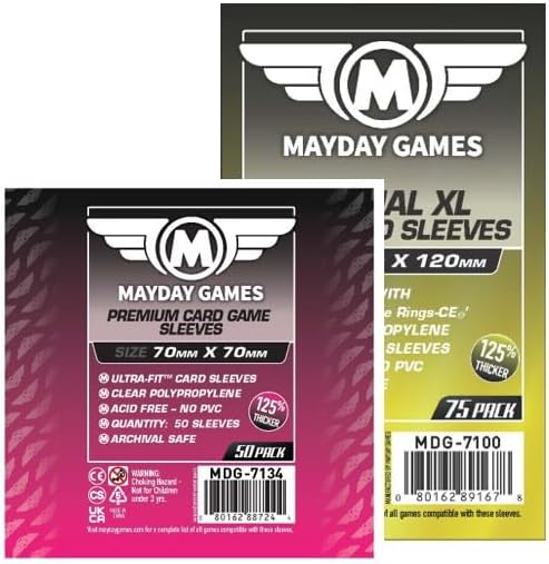 Mayday Games Pest -Premium Compatible Card Sleeve Bundle by MAYDAYGAMES