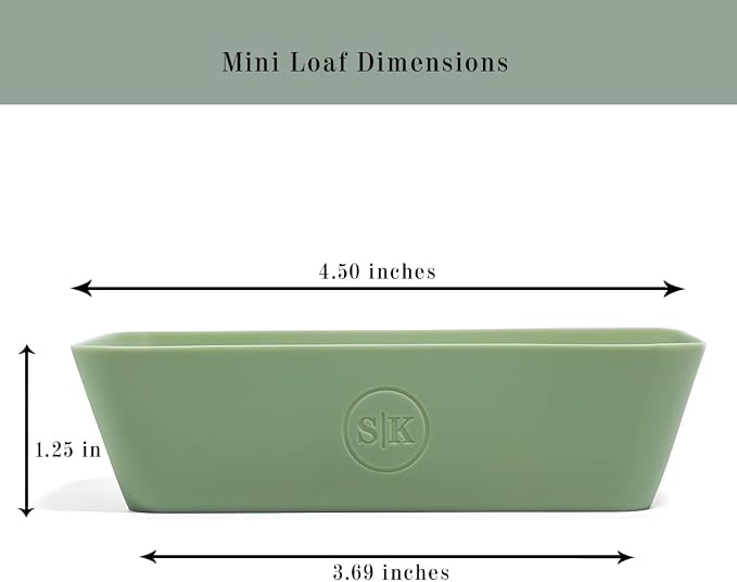 The Silicone Kitchen Silicone Individual Mini Loaf Pans - Image 8