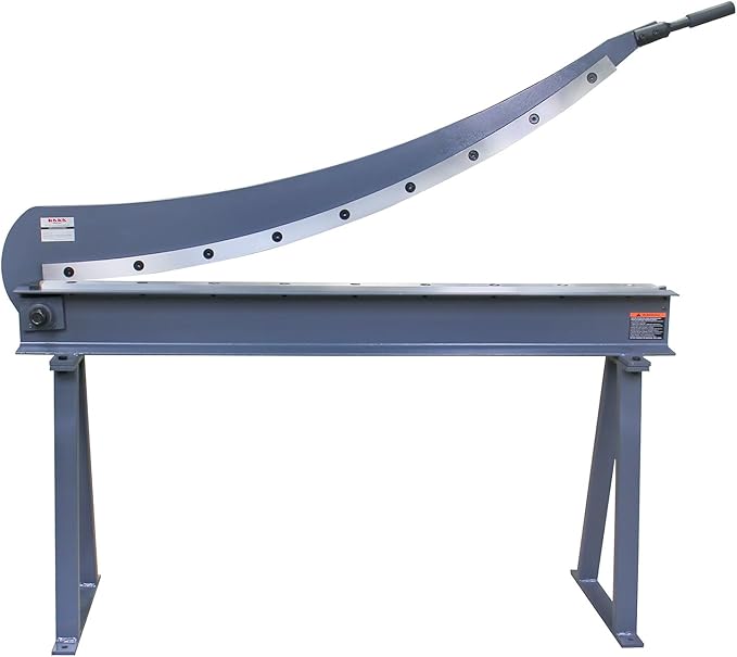 KAKA INDUSTRIAL Guillotine Metal Shear, 52-Inch Cutting Capacity,16 Gauge HS-52 Sheet Metal Cutter with Stand for Industrial Fabrication and Construction