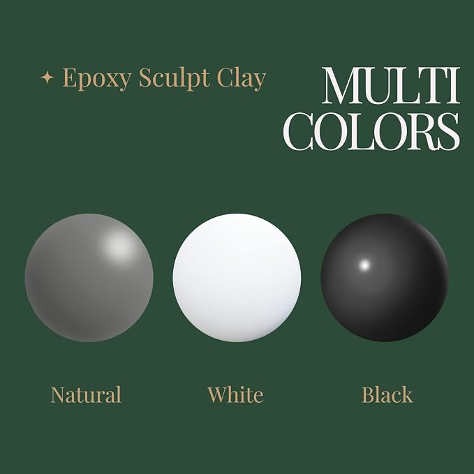 AB Epoxy Sculpt Clay, with Tools, 2 Part Modeling Compound 1 Pound | - Image 3