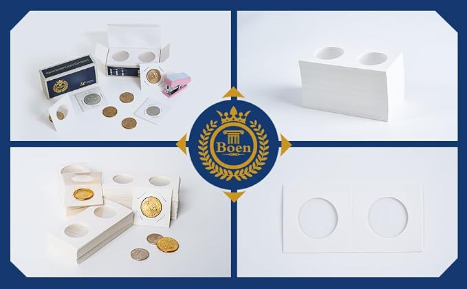Boen Coin Flips 10 Assorted Sizes 3000Pcs Coin Holders - Image 5