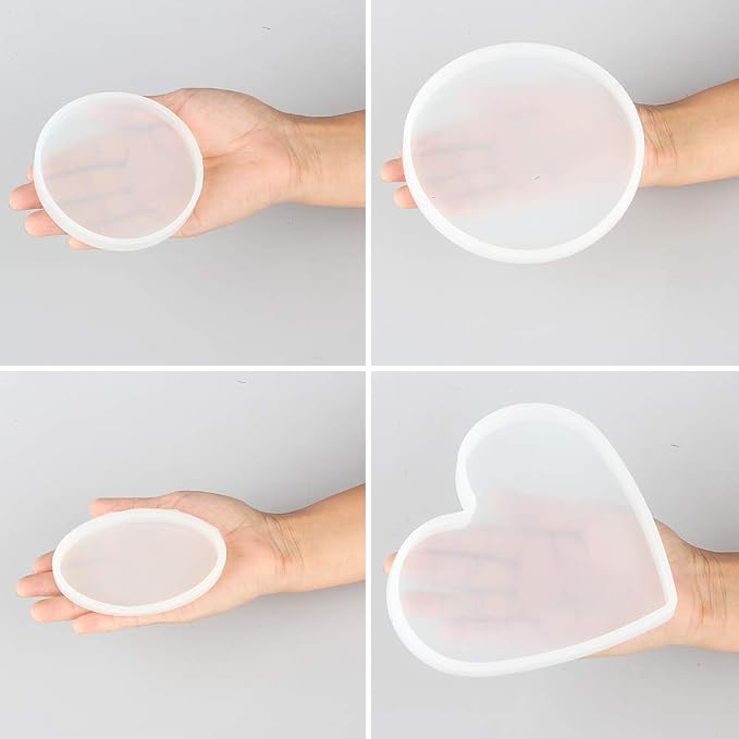 Tomorotec Resin Molds Silicone, 7 Pack Epoxy Casting Mold - Image 4