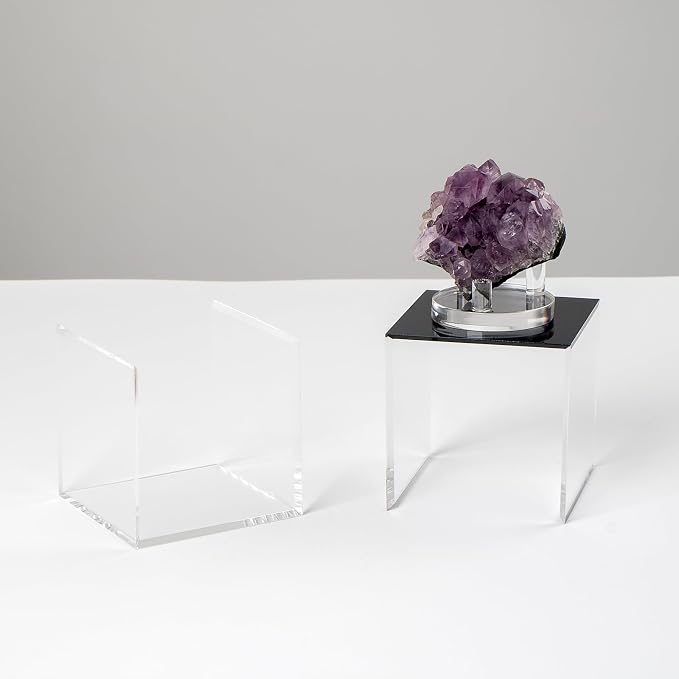 Clear Acrylic Boxes for Collectibles Display, Removable Countertop Storage Box - Image 3
