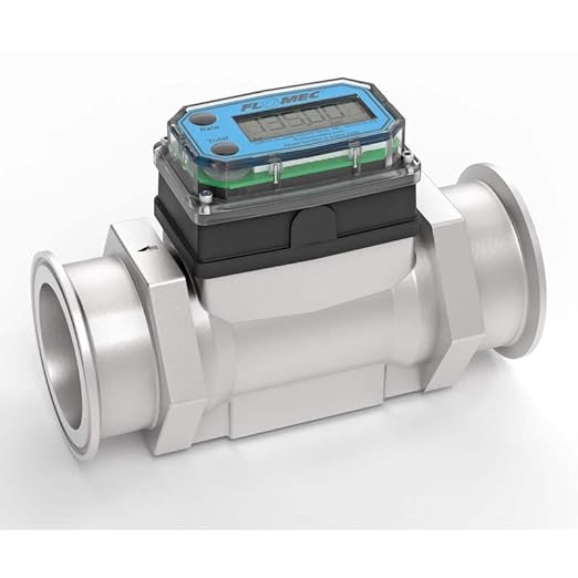 G2 Series, Turbine, High-Temperature Brew Meter, 2 Inch Pipe Size, 2-1/2 Inch Tri-Clamp Fitting G2S20TH9GMX