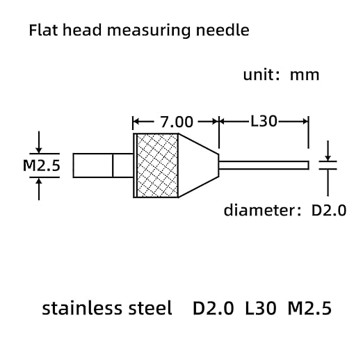 Digital dial Gauge, with a Range of 0-0.5in/12.7mm and a Digital Indicator Accuracy of 0.01mm/0.0005 "Metric and Imperial Measure Tool Electronic Dial Gauge