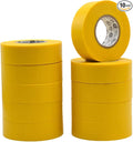 WOD ETC766 Professional Grade General Purpose Yellow Electrical Tape UL/CSA Listed core. Vinyl Rubber Adhesive Electrical Tape: 1 inch X 66 ft - Use at No More Than 600V & 176F (Pack of 10)