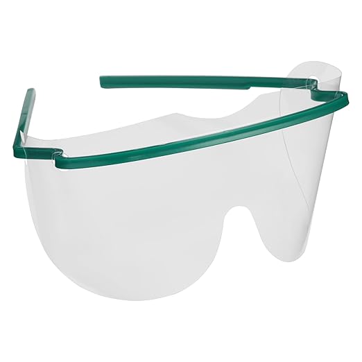 Eye Shield [Case of 200] Pre-Assembled Eye Protective Glasses, Eyewear PPE for Hospitals with ANSI Tested Lenses, Lightweight Frame | Glasses Only WALLMOUNT SOLD SEPARATELY