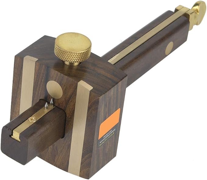 Adjustable Wood Marking Gauge,8 Inch Marking Gauge Woodworking Marking Gauge,Drawing Measuring Tools Scribing Marking Gauge Gauge for Carpenter Accessories