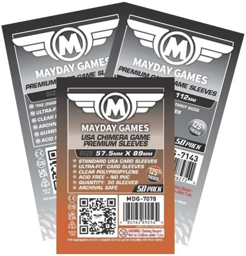 Mayday Games Courtisans -Premium Compatible Card Sleeve Bundle by MAYDAYGAMES