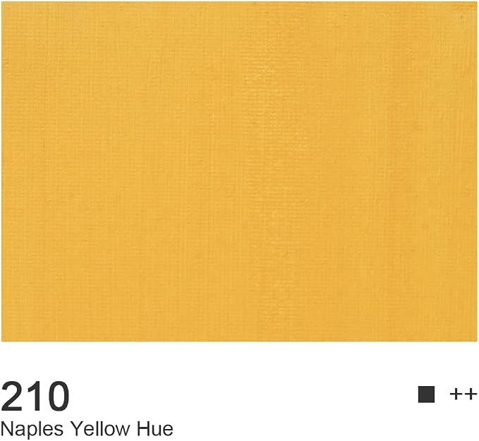 AUREUO Naples Yellow Hue Acrylic Paint, 4 Fl Oz / 120ml Single Tube, Rich - Image 2