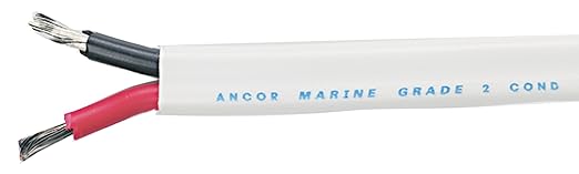 Ancor Marine Grade Products 121140 Duplex Cable, 10/2 AWG (2 x 5mm2), Flat - 400ft,Black/Red