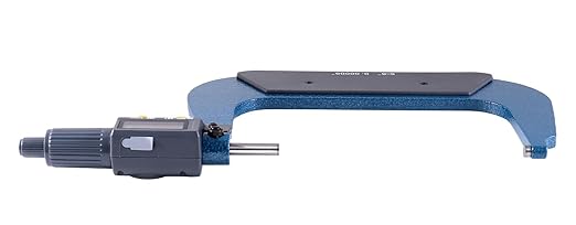 Accusize Industrial Tools 5-6''/125-150 mm by 0.00005''/0.001 mm 2 Keys Electronic Digital Outside Micrometer, Metric/Imperial, Md71-0006