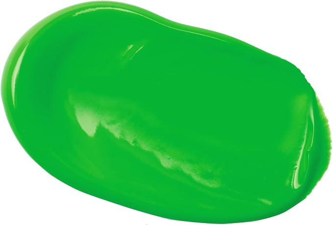 Liquitex BASICS Acrylic Paint, 118ml Tube, Fluorescent Green - Image 2