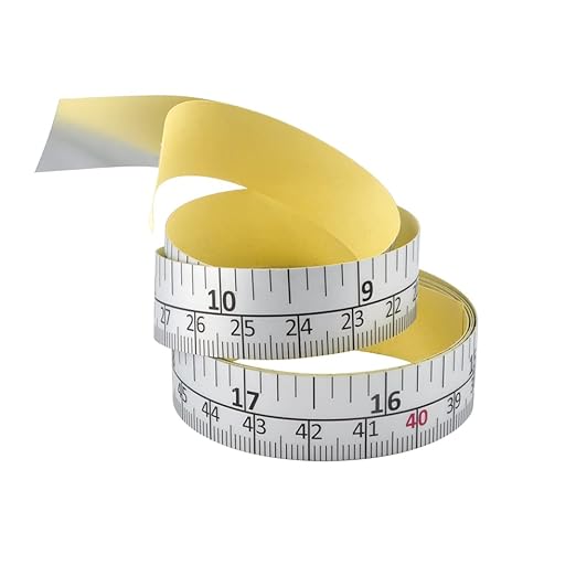 WIN TAPE Workbench Ruler Adhesive Backed Tape Measure - 40 Inches 101 Centimeters