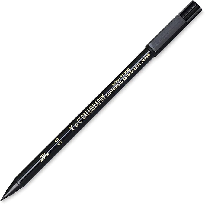 Yasutomo Marker Calligraphy Black 2mm by Unknown