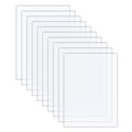 10 Pack of Acrylic Sheets 8x10-0.043" Thick Clear Extruded Plexiglass Sheets by Langaelex