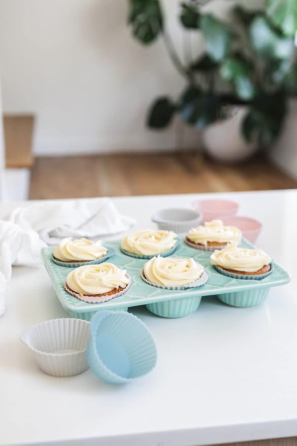 The Silicone Kitchen Reusable Silicone Baking Cup Silicone Muffin Liners - Image 3