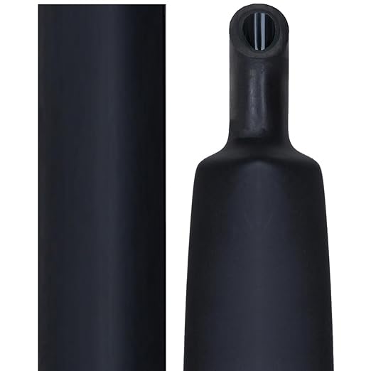 4 FT Diameter 3 Inch 3:1 Heat Shrink Tubing Dual Wall Adhesive Lined Marine Grade Electrical Cable Heat-Shrink Industrial Insulation Wrap Tube Black