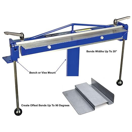 Eastwood Versa Bend Sheet Metal Brake Precise Bends Widths Up to 20 in