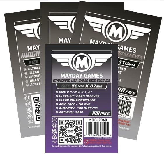 Mayday Games Fabled Fruit Game Accessory- Standard Card Sleeve Bundle by MAYDAYGAMES