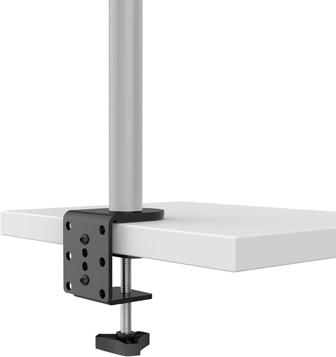 WALI C-Clamp Base Stand Mounting Accessory for WALI Monitor Mount Workstation System (C-CLAMP), Black
