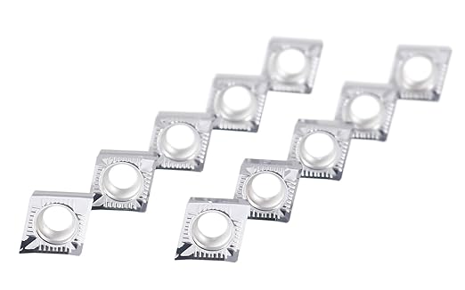 Accusize Industrial Tools CCGT09T302 Carbide Inserts for Aluminium by 0.008'', 0.05AKH01, 6600-0005
