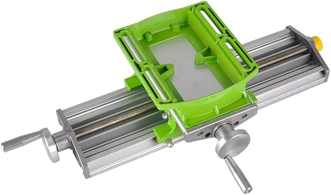 Mini Milling Machine Work Table Vise Portable Compound Bench X-Y 2 Axis Adjustive Cross Slide Table , for Bench Drill Press 13 inches-3.74" (330mm 95mm)
