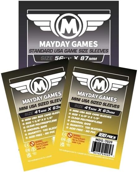 Mayday Games Luthier Compatible Standard Card Sleeve Bundle by MAYDAYGAMES