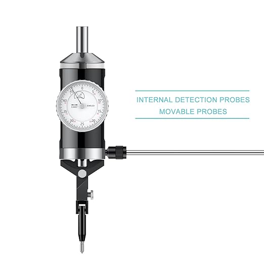 HDLNKAK Coaxial Centering Indicator Set 0-0.15''/0.0005''Standard Body, Co-Ax Precision Milling Machine Test Dial, Ideal Center Finder Tool