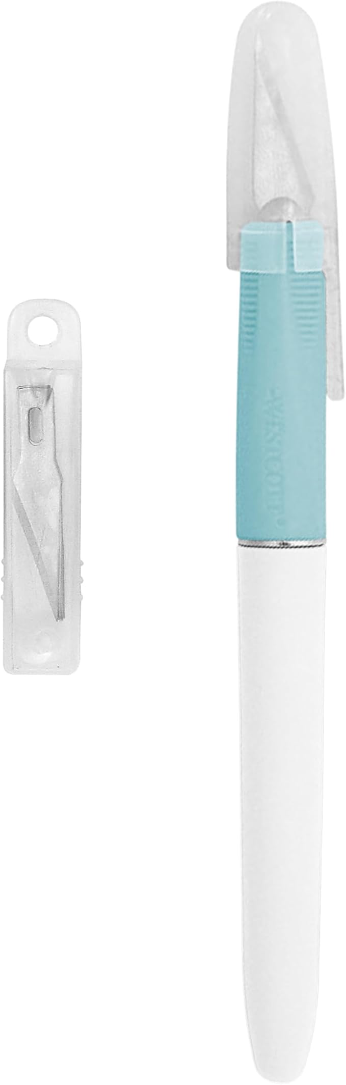 Westcott Precision Hobby Knife for Crafting and DIYs, Includes Four #11 by Westcott
