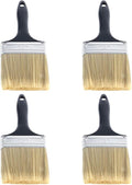 4 inch Flat Paint Brushes, Professional Paint Tools by LAPXSNZD