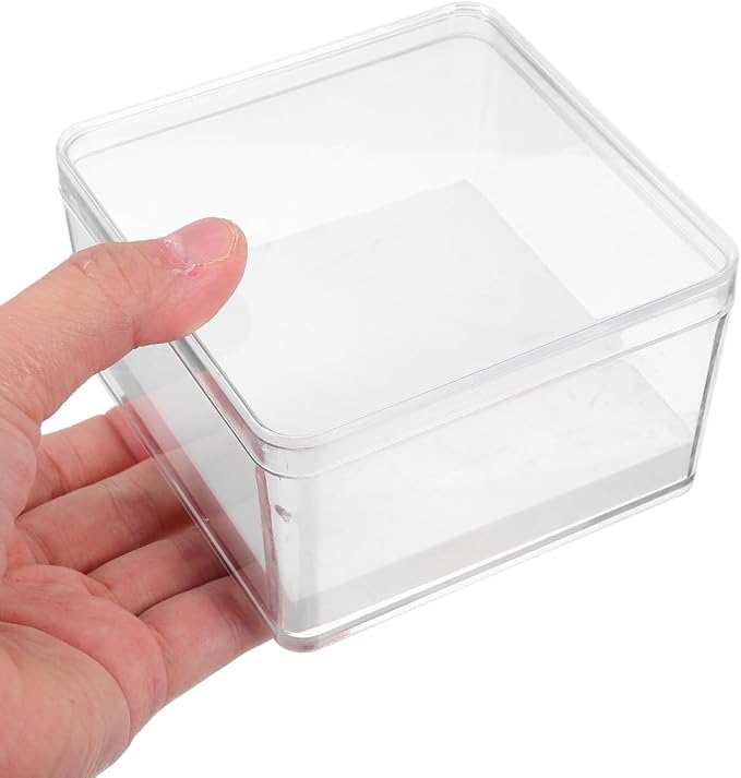 Transparent Insect Specimen Box 3.54X3.54X2.16In Mini Display Case Clear Cube - Image 7
