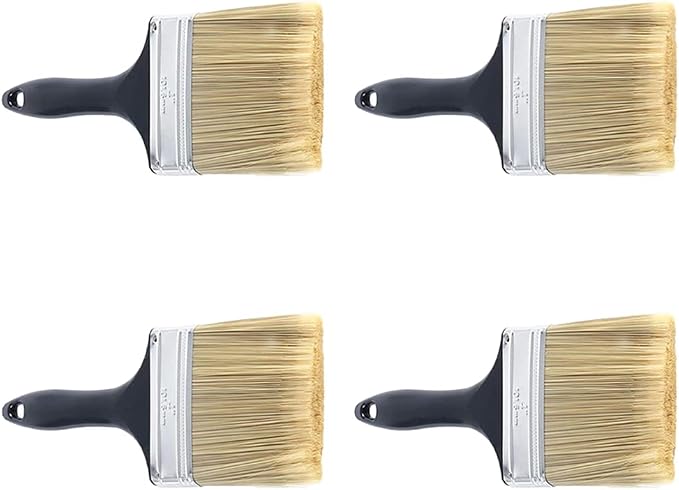 4 inch Flat Paint Brushes, Professional Paint Tools - Image 3