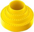 DZQ Rotating Bur Holder 116 Holes,Rotary Tool Holder 1/8" Diameter,Mandrel Drill Holder 360 Degree Rotating,for Drill Home and Garage Tool Accessories(Yellow)