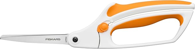 Fiskars Easy Action Scissors, No. 8, Spring-Assisted & SoftGrip Bent Handle by Unknown