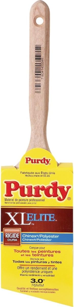 Purdy 144152530 XL Elite Series Glide Angular Trim Paint Brush, 3 inch - Image 7