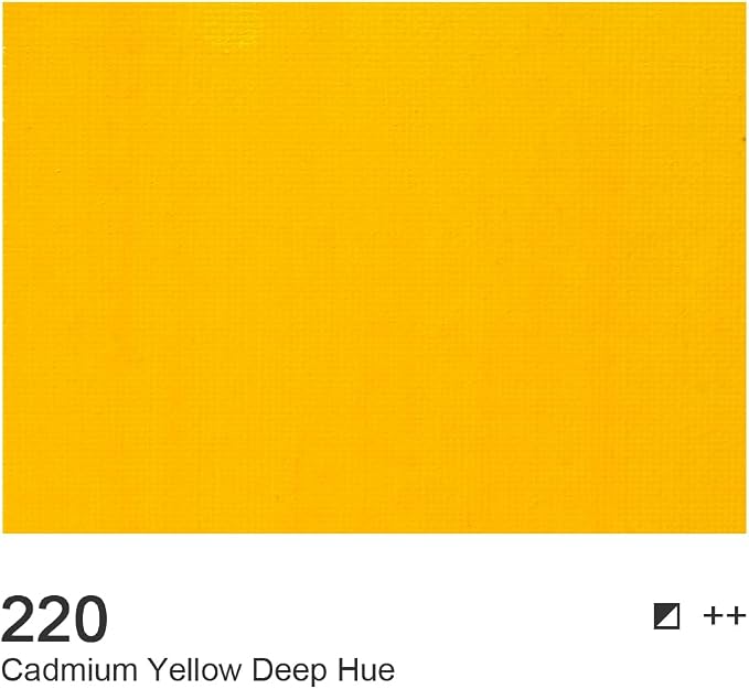 AUREUO Cadmium Yellow Deep Hue Acrylic Paint, 4 Fl Oz / 120ml Single Tube - Image 2