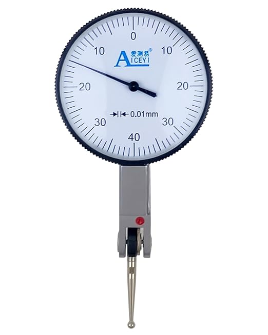 Dial Indicator Accuracy 0.01mm(0.0004"),Range 0-0.8mm