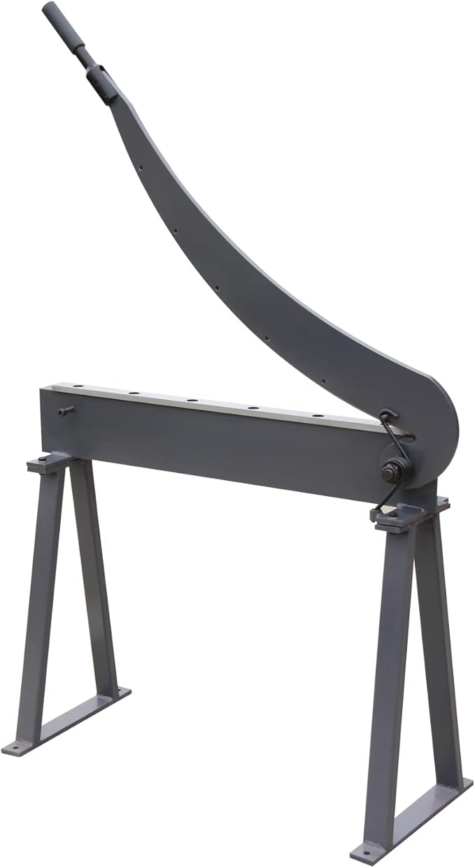 KAKA INDUSTRIAL Guillotine Shear, 31-Inch Cutting Capacity, 16 Gauge HS-30 Sheet Metal Cutter with Stand for Fabrication and Construction