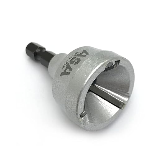ASA Tools Deburring External Chamfer Tool, with HSS Blade, Deburring Drill Bit, Remove Burr Tools Quick Release Shank Fits for 1/8"-3/4"(3mm-19mm)