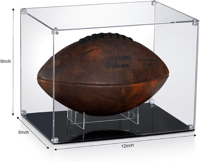 All Clear Acrylic Football Display Case, Assembly Box - Image 6