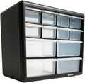 Homak 12-Drawer Parts Organizer, HA01012001 by HMC+Holdings+LLC+-+Homak